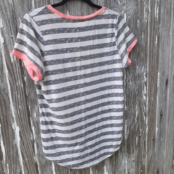 2 for $10 Striped, short sleeve, pocket tee - Picture 3 of 5